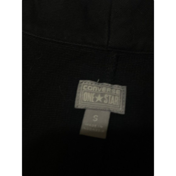 Converse One Star Women's Black Zip Front Blazer Size Small Jacket Coat - Picture 13 of 13